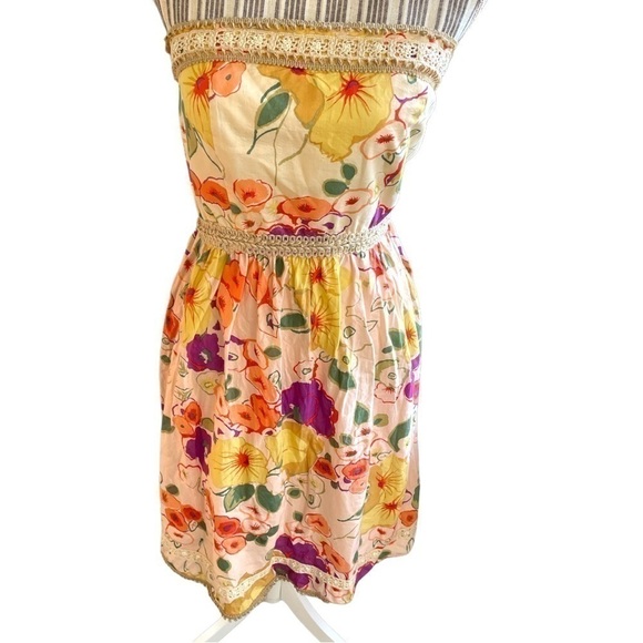 Cynthia Steffe strapless dress, size 6, excellent condition, 100 % cotton - Picture 3 of 7